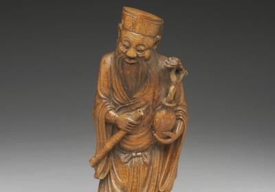 图片[2]-Bamboo sculpture of the Eight Immortals (Zhang Guolao), Qing dynasty (1644-1911)-China Archive